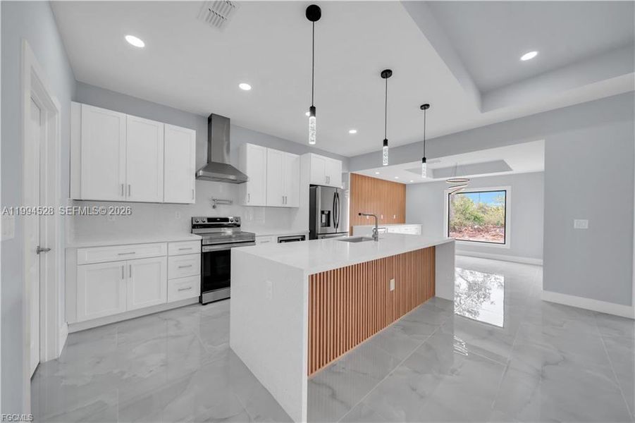 Furnished interior view inside a new home in , Lehigh Acres (Image 7). Furnished interior view inside a new home in , Lehigh Acres (Image 7).