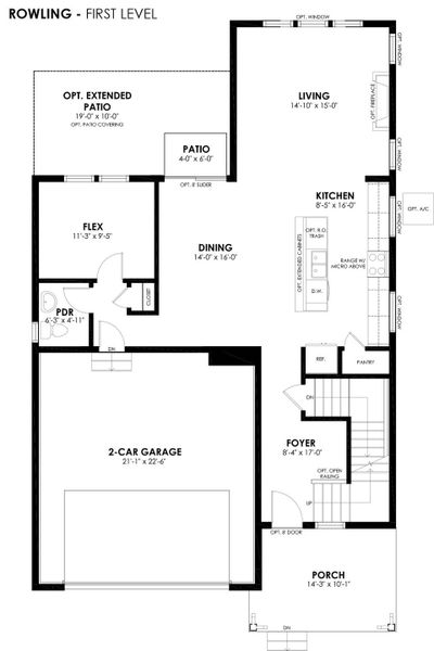 2D floor plan layout of this home in Prairie Song, Windsor, CO (Image 5). 2D floor plan layout of this home in Prairie Song, Windsor, CO (Image 5).