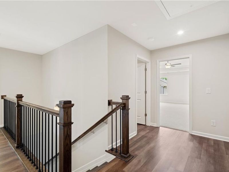 Spacious, unfurnished interior of a new home in The Village at Shallowford, Kennesaw (Image 21).