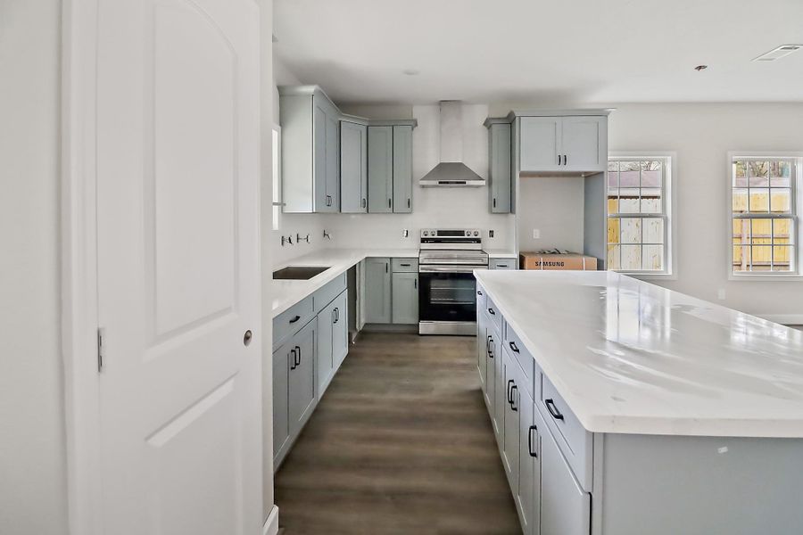 Furnished interior view inside a new home in , Crosby (Image 9).