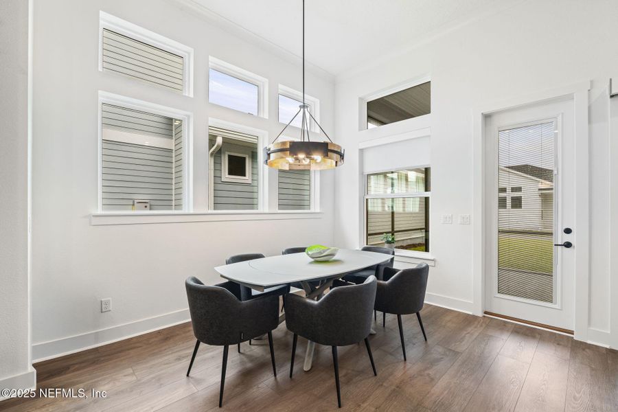 Furnished interior view inside a new home in Seven Pines 50' Rear Entry, Jacksonville (Image 50).