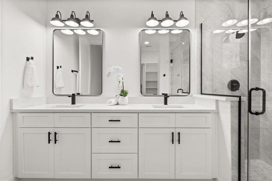 Furnished interior view inside a new home in , Orlando (Image 8).