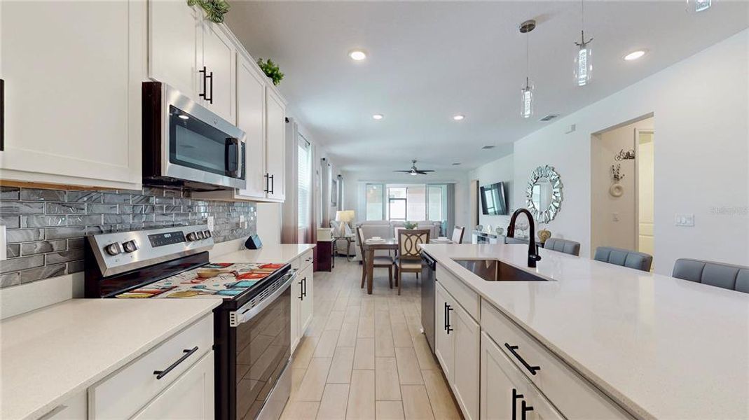 Furnished interior view inside a new home in , Winter Haven (Image 16).