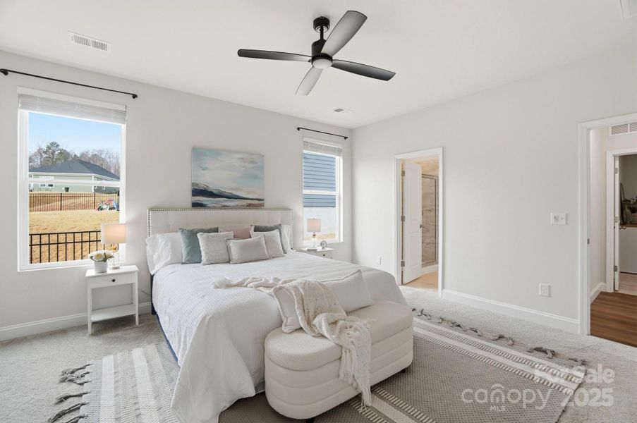 Furnished interior view inside a new home in , Cramerton (Image 15).