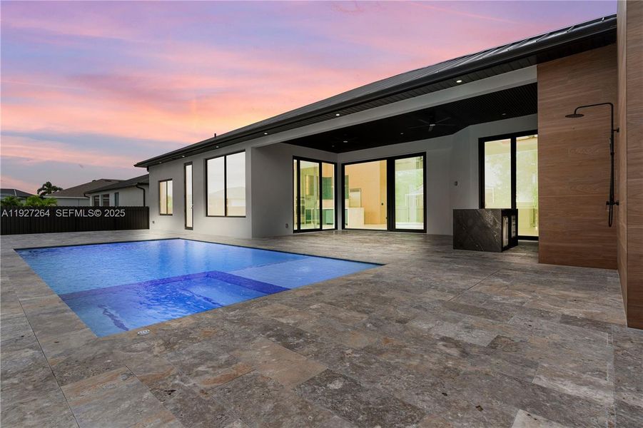 Exterior details and patio area of a home in , Cape Coral (Image 37). Exterior details and patio area of a home in , Cape Coral (Image 37).