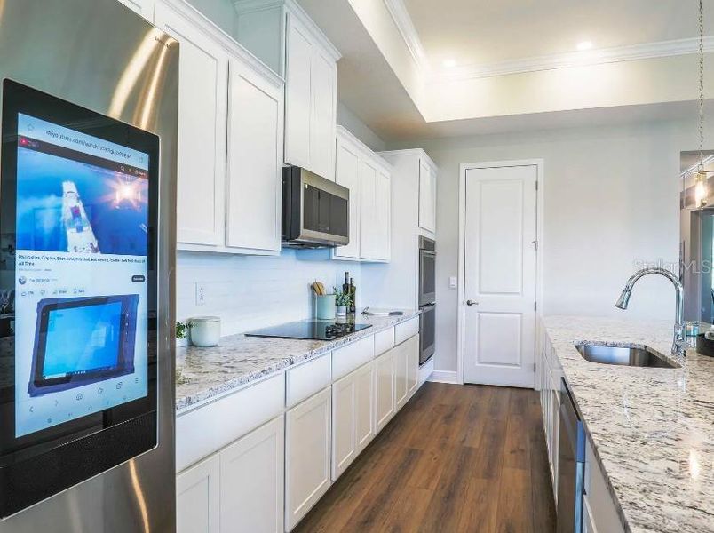 Model home - actual features may vary.