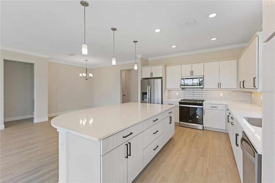 Furnished interior view inside a new home in , Ocala (Image 10).