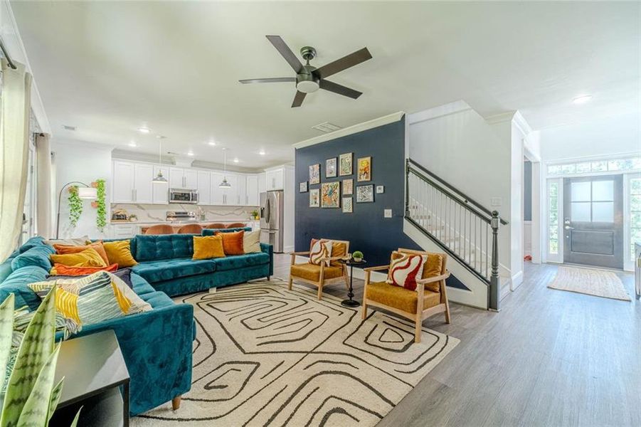 Furnished interior view inside a new home in , Snellville (Image 51).