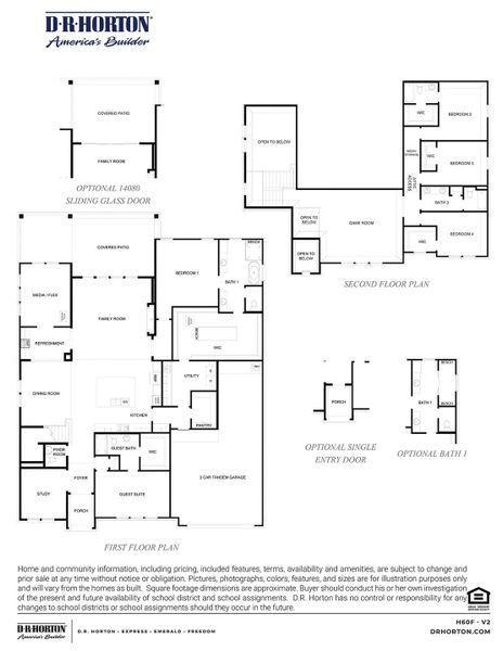 2D floor plan layout for the CAPRI by D.R. Horton in Friendswood Trails, Friendswood, TX (Image 3). 2D floor plan layout for the CAPRI by D.R. Horton in Friendswood Trails, Friendswood, TX (Image 3).