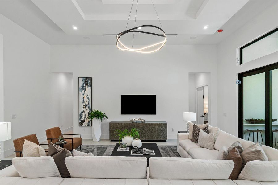 Furnished interior view inside a new home in , Delray Beach (Image 6).