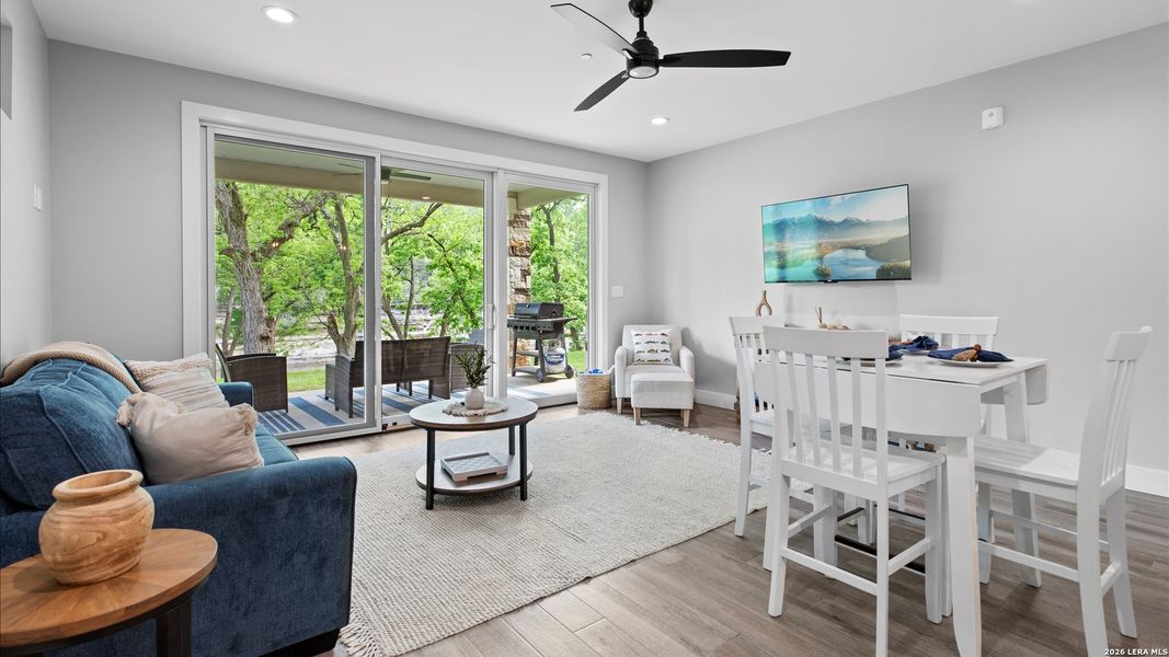 Furnished interior view inside a new home in , New Braunfels (Image 10).