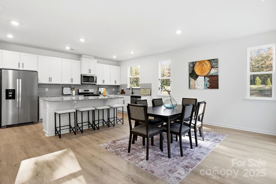 Furnished interior view inside a new home in Bellina, York (Image 11).