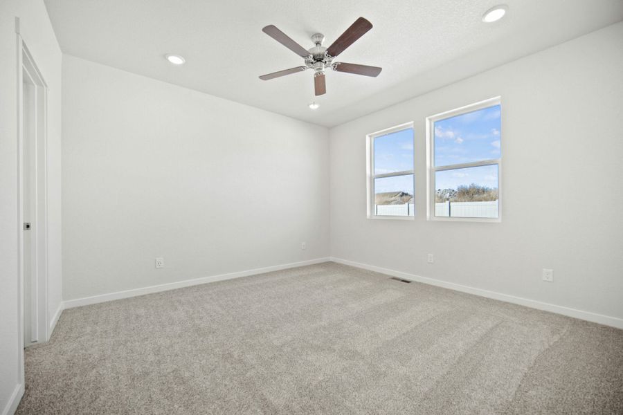 Representative unfurnished interior of a home built from the Manitou by View Homes in Aspen Meadows – Townhomes, Colorado Springs (Image 30). Representative unfurnished interior of a home built from the Manitou by View Homes in Aspen Meadows – Townhomes, Colorado Springs (Image 30).