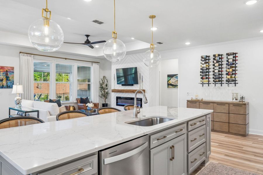 Furnished interior view inside a new home in Del Webb Charleston at Nexton, Summerville (Image 19).