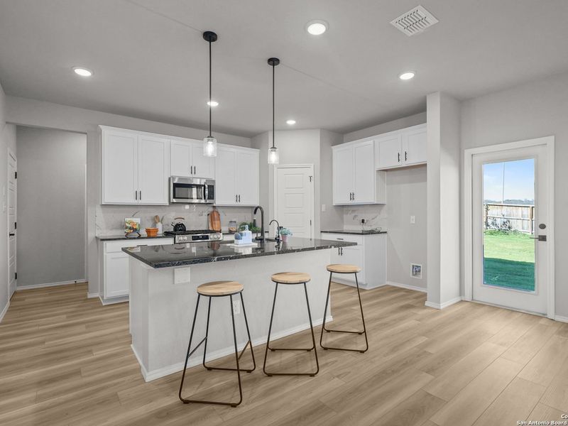 Furnished interior view inside a new home in Comanche Ridge, San Antonio (Image 12).
