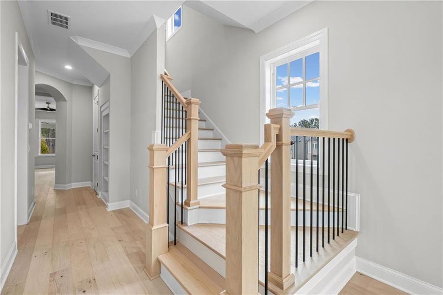 Furnished interior view inside a new home in , Canton (Image 9).