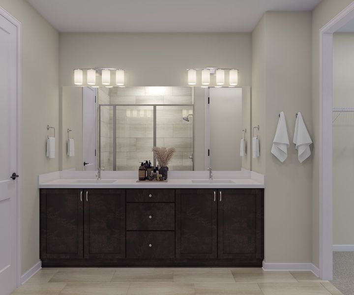 Representative furnished interior of a home built from the Onslow by Tri Pointe Homes in Summit At Homestead, Chapel Hill (Image 6).