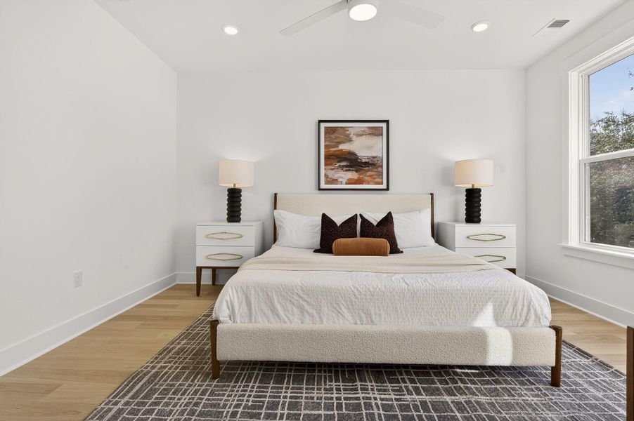 Furnished interior view inside a new home in , Charleston (Image 8).