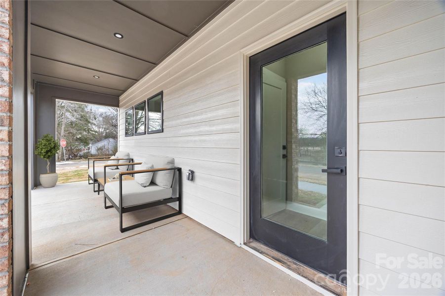 Representative Front Porch Virtually Staged