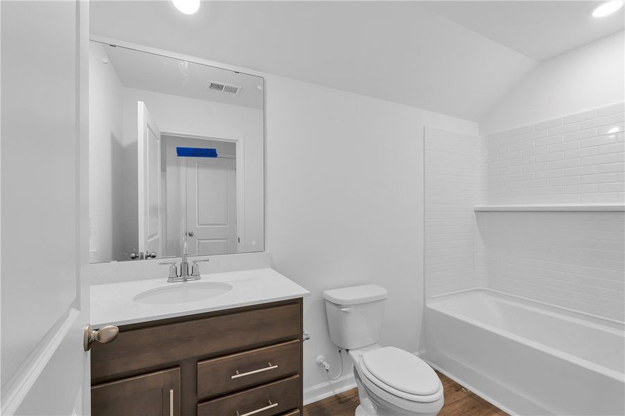 Furnished interior view inside a new home in Brownstone Park, Easley (Image 10).