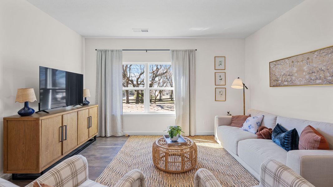 Furnished interior view inside a new home in The Cove at Thrasher Landing, Hixson (Image 24).