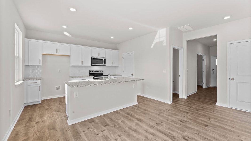 Furnished interior view inside a new home in Ridgewood Farms, Winterville (Image 4).