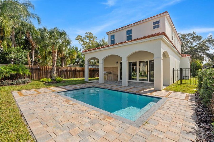 Exterior details and patio area of a home in , Winter Park (Image 33). Exterior details and patio area of a home in , Winter Park (Image 33).