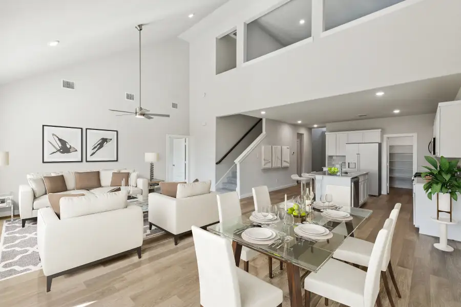 Open Floor Plan in the Winters home plan by Trophy Signature Homes – REPRESENTATIVE PHOTO