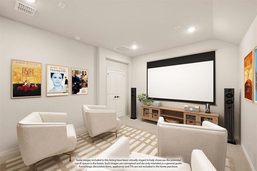 Furnished interior view inside a new home in Hulen Trails Classic 50, Fort Worth (Image 18). Furnished interior view inside a new home in Hulen Trails Classic 50, Fort Worth (Image 18).