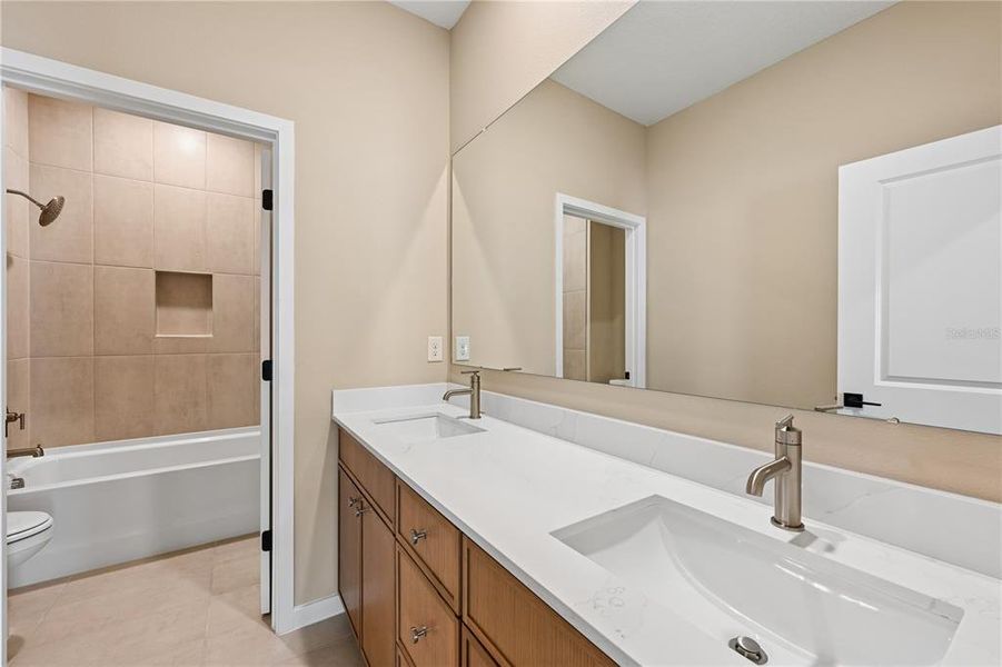Furnished interior view inside a new home in Sabana Reserve, Ocala (Image 3). Furnished interior view inside a new home in Sabana Reserve, Ocala (Image 3).