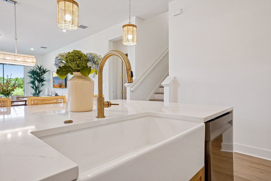 Furnished interior view inside a new home in Northlake at Ovation, Winter Garden (Image 11).