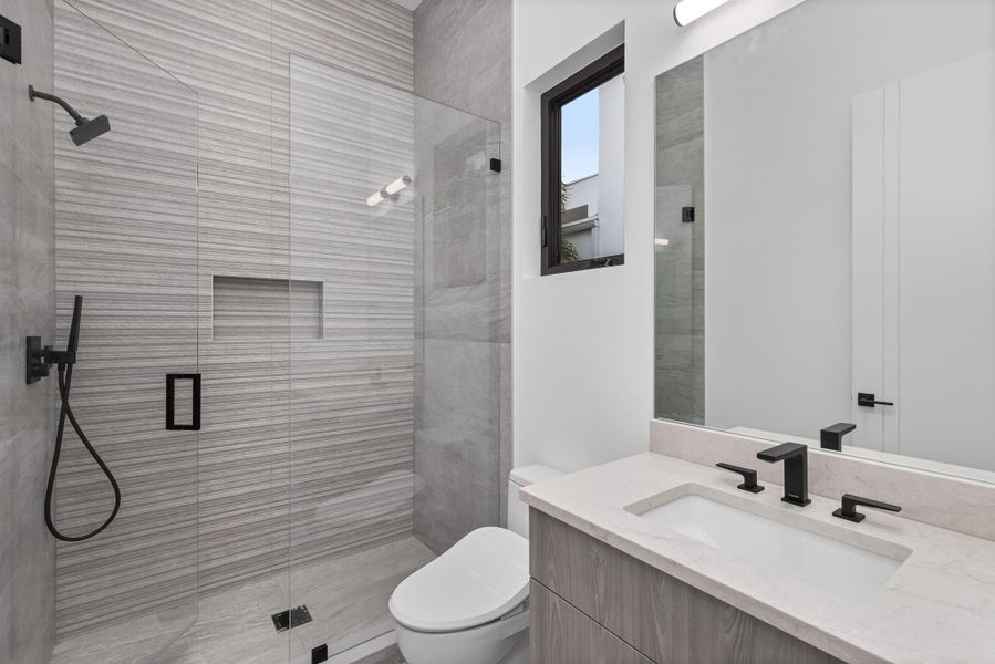 Furnished interior view inside a new home in , Delray Beach (Image 51).