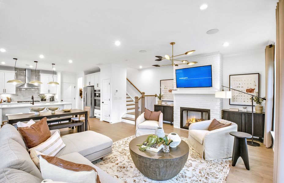Furnished interior view inside a new home in Adler Springs, Powder Springs (Image 3).