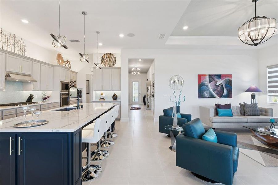 Furnished interior view inside a new home in , Minneola (Image 9).