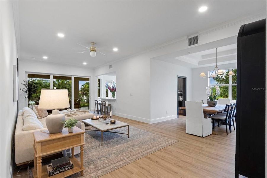 Furnished interior view inside a new home in , Palm Coast (Image 16). Furnished interior view inside a new home in , Palm Coast (Image 16).