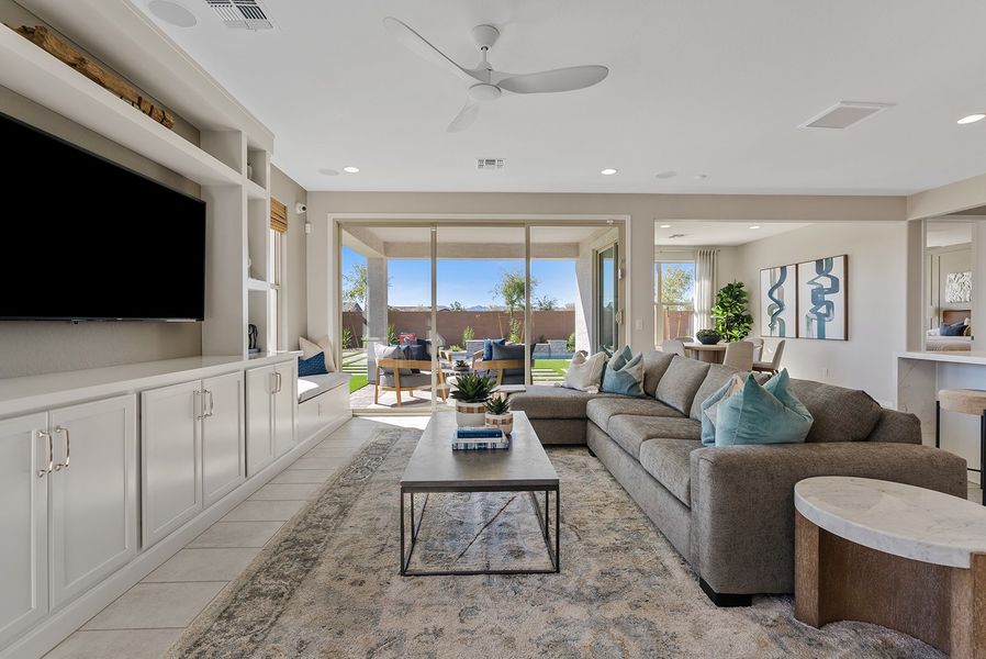 Furnished interior view inside a new home in Artisan at Asante, Surprise (Image 15).
