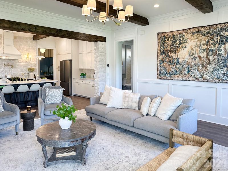 Furnished interior view inside a new home in , Matthews (Image 6). Furnished interior view inside a new home in , Matthews (Image 6).