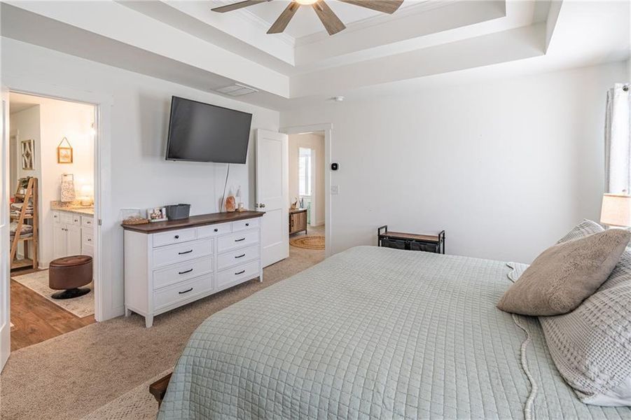 Furnished interior view inside a new home in River Station, Monroe (Image 11).