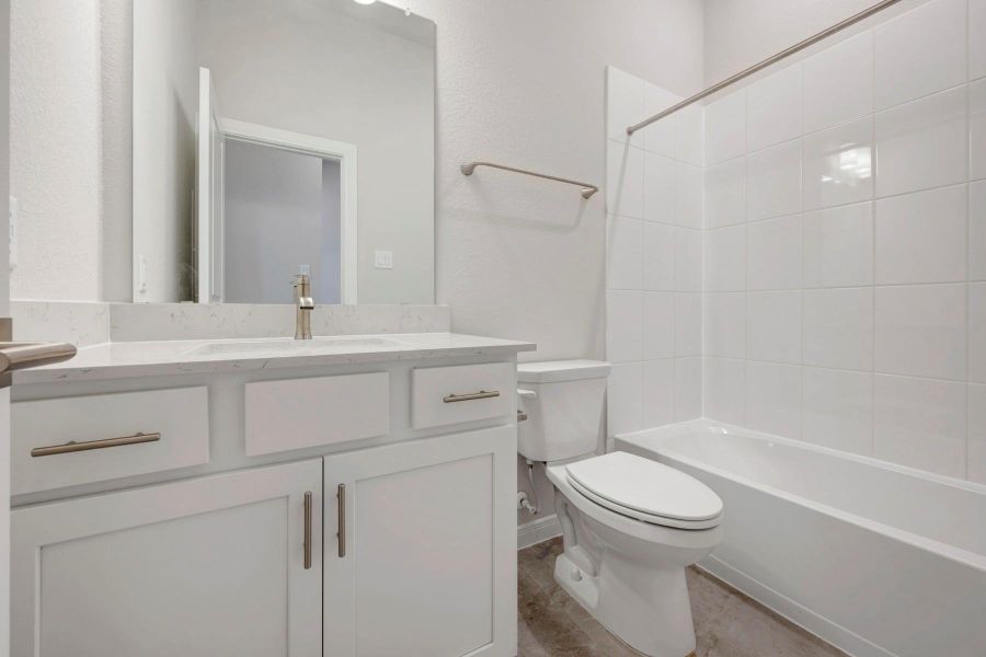 Furnished interior view inside a new home in Austin Point, Richmond (Image 9).