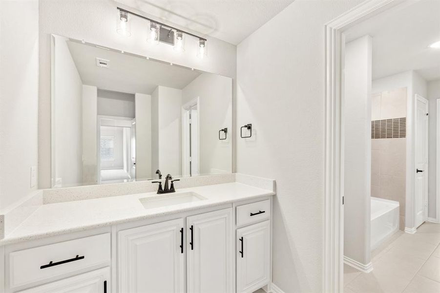Furnished interior view inside a new home in Meraki, Forney (Image 12).