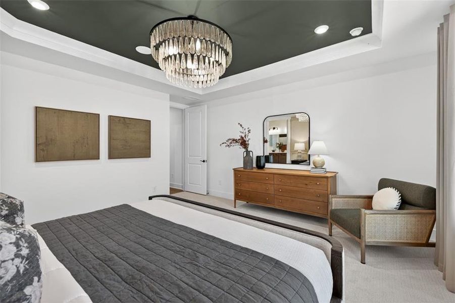 Furnished interior view inside a new home in Del Webb Chateau Elan, Hoschton (Image 15).