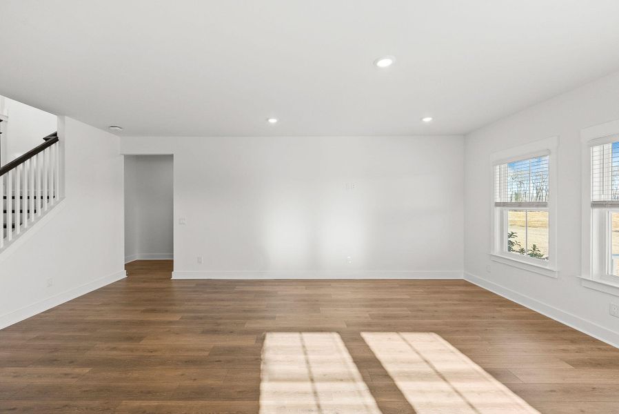 Spacious, unfurnished interior of a new home in The Coves at Lakes of Cane Bay, Summerville (Image 29). Spacious, unfurnished interior of a new home in The Coves at Lakes of Cane Bay, Summerville (Image 29).
