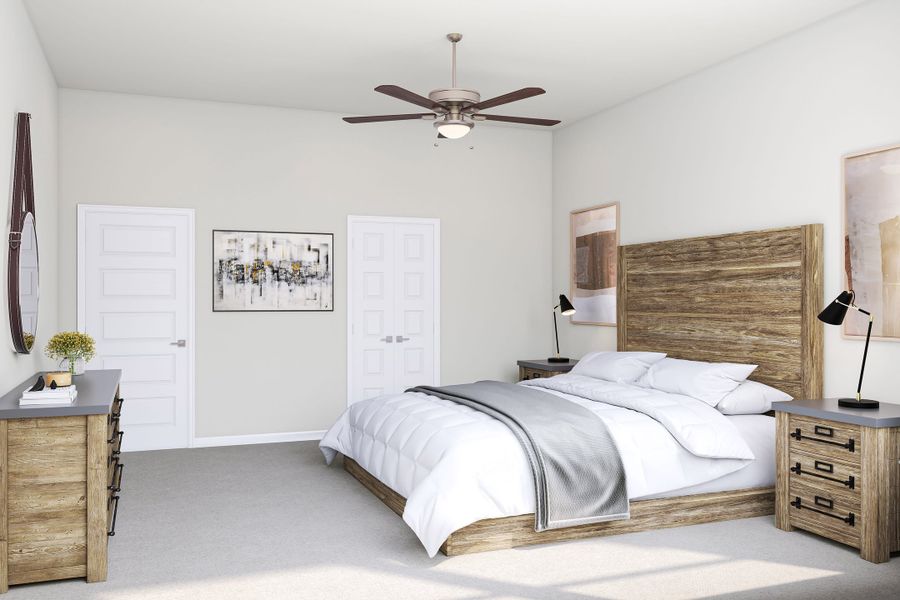 Representative furnished interior of a home built from the Bryker by Tri Pointe Homes in Lariat, Liberty Hill (Image 16).