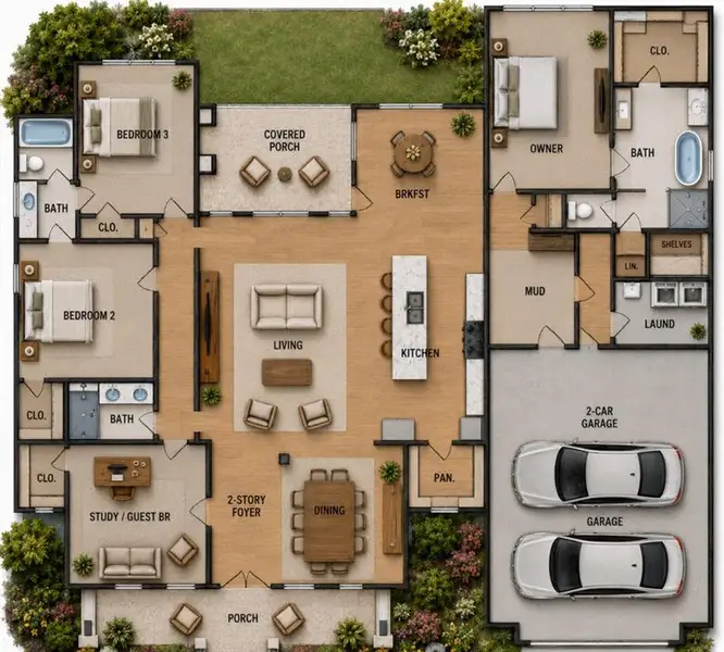 2D floor plan layout of this home in , Norcross, GA (Image 4). 2D floor plan layout of this home in , Norcross, GA (Image 4).