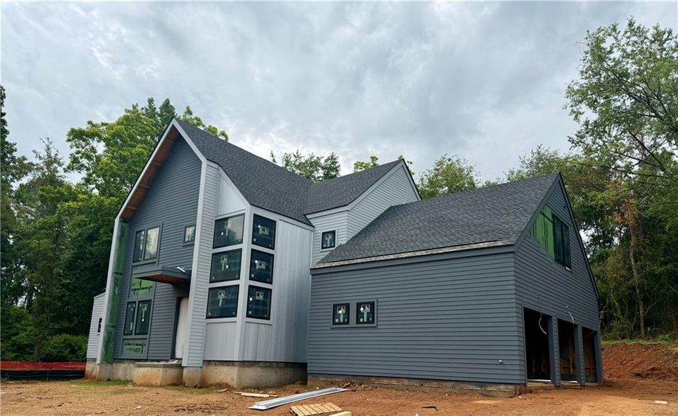 In-progress construction of a new home in Aster, Roswell, GA (Image 46).
