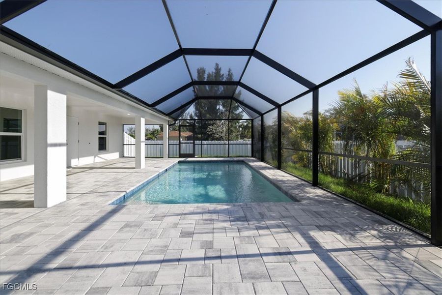 Exterior details and patio area of a home in Cape Coral, Cape Coral (Image 3). Exterior details and patio area of a home in Cape Coral, Cape Coral (Image 3).