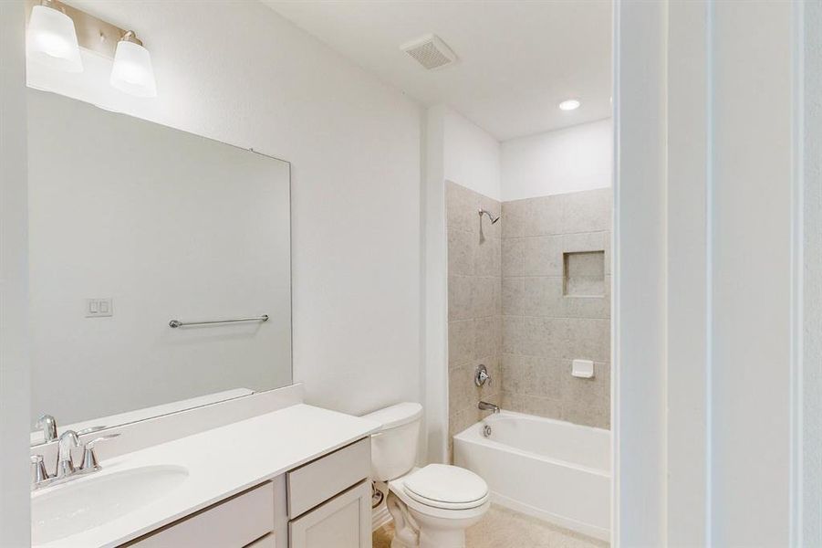 Furnished interior view inside a new home in Lilybrooke at Legacy Hills, Celina (Image 3).