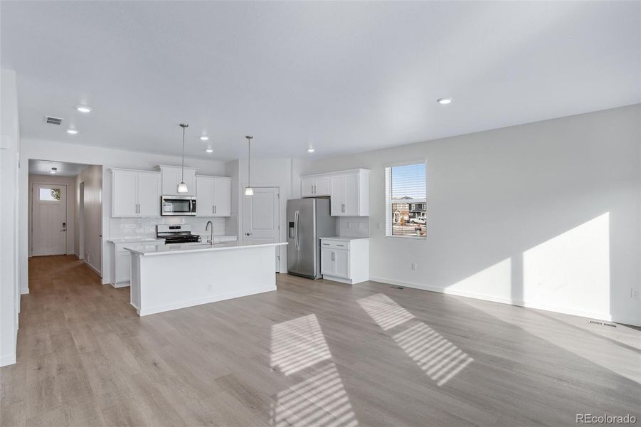 Furnished interior view inside a new home in Ridge at Johnstown, Johnstown (Image 6).