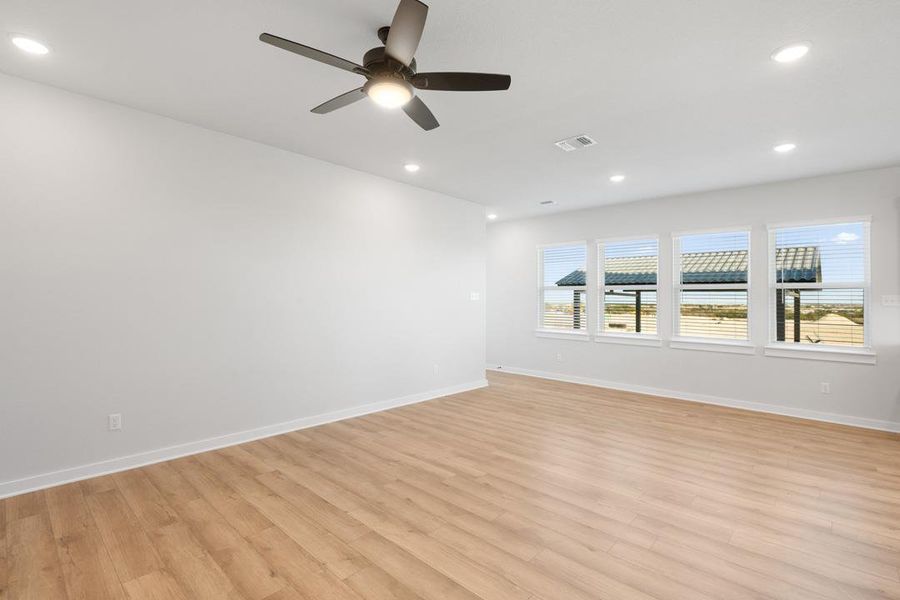 Spacious, unfurnished interior of a new home in Union Collection at Park Central, Georgetown (Image 37).