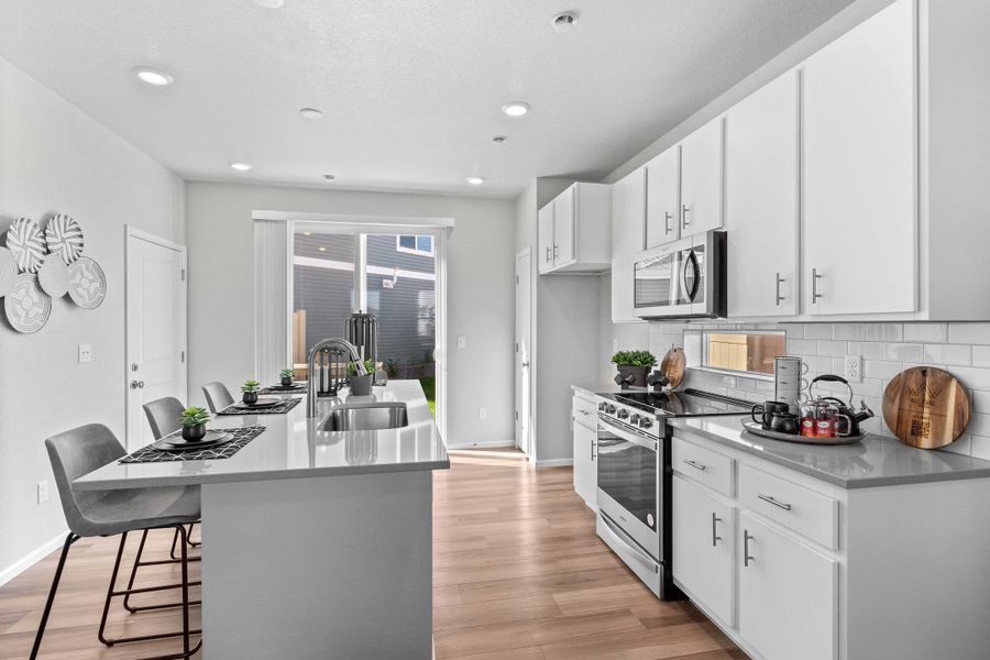 Furnished interior view inside a new home in Banning Lewis Ranch, Colorado Springs (Image 13).